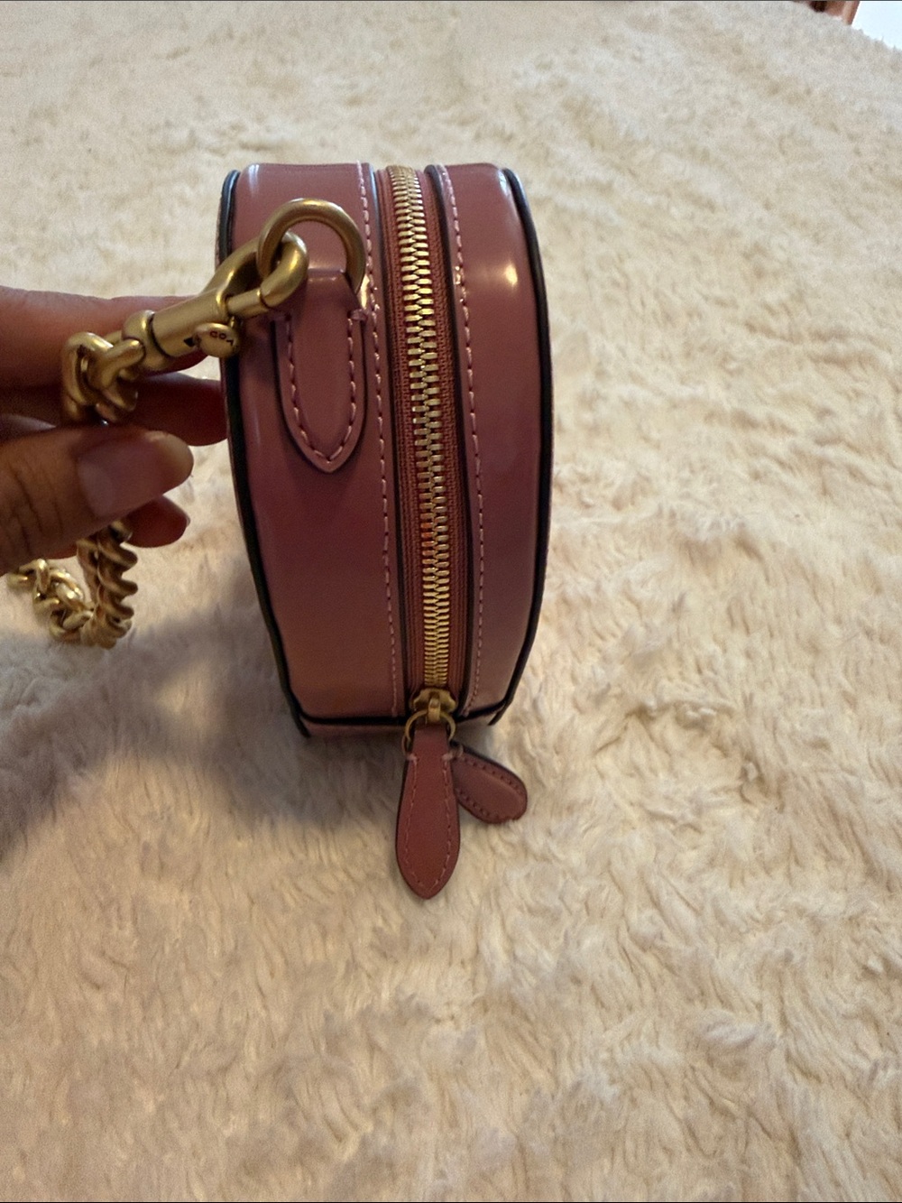 COACH Heart Crossbody Bag 14
With Charms spazzolato Peony pink - Picture 4 of 13